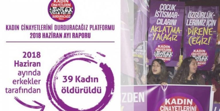 39 femmes tuées en Turquie en juin