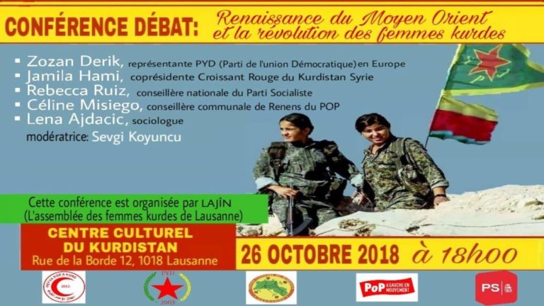 Conférence débat : Renaissance du Moyen-Orient & la révolution des femmes kurdes