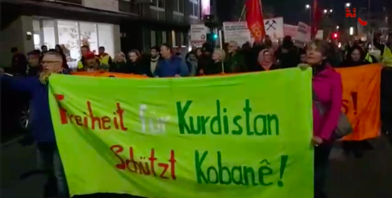 Allemagne: Les internationalistes ont défilé pour le Rojava