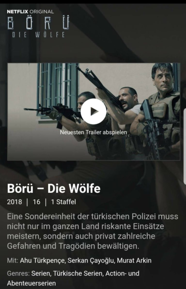 Netflix glorifie le fascisme turc des Loups Gris