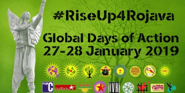 #RiseUp4Rojava – L’appel des YPG internationalistes pour des journées d’action mondiales