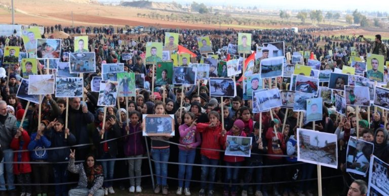 Shehba, manifestation monstre contre l’occupation d’Afrin