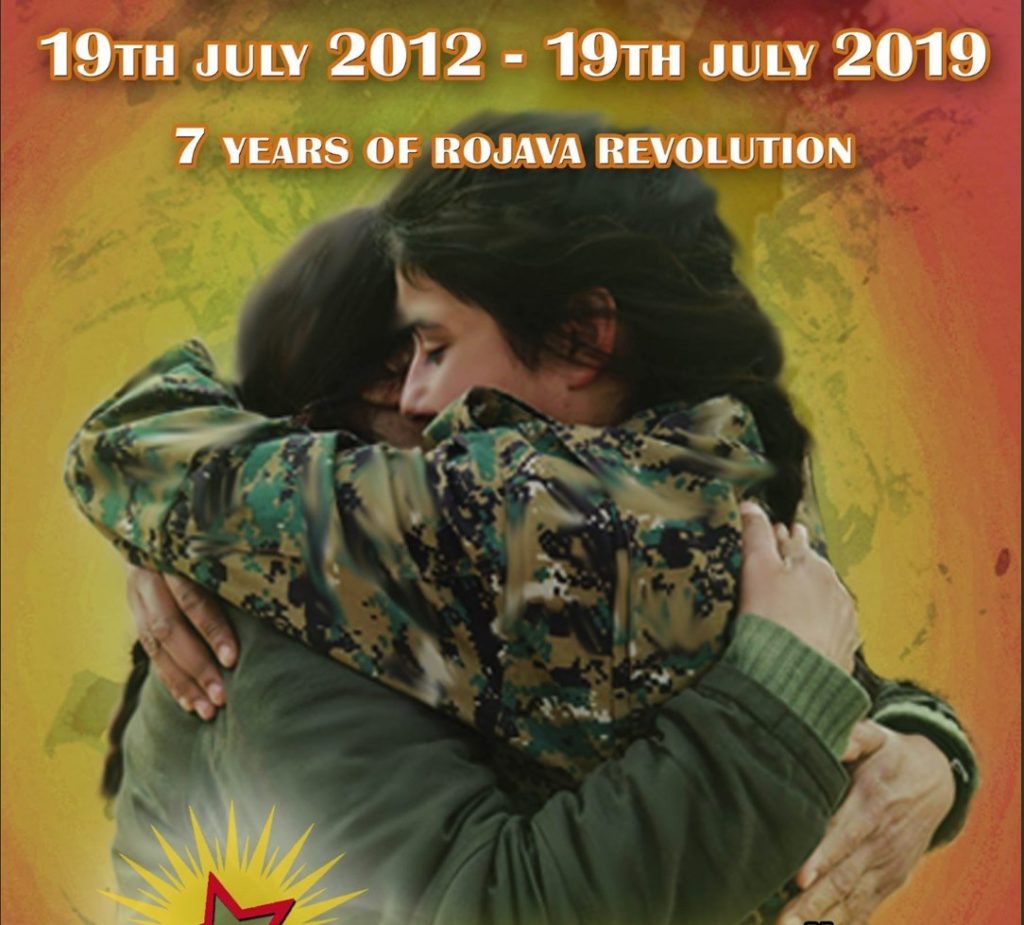 Campagne sur les réseaux sociaux pour célébrer la révolution du Rojava ...