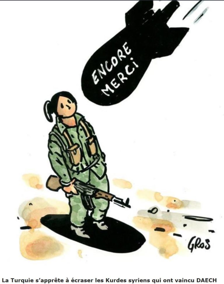 La Turquie s’apprête à écraser les Kurdes syriens qui ont vaincu DAECH