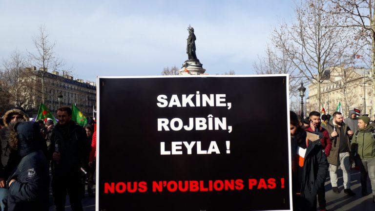 PARIS. Manifestation kurde pour justice et vérité