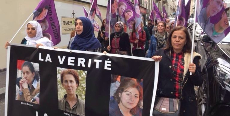 PARIS. Marche blanche le 9 janvier en hommage aux 3 femmes kurdes assassinées en 2013