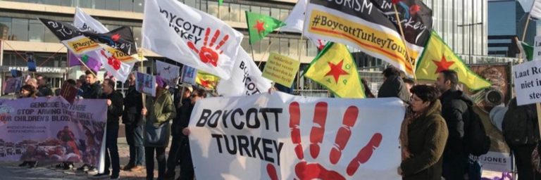 Campagne contre la vente d’armes à la Turquie et appel au boycott du tourisme turc