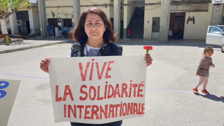 Remerciements des Kurdes de Lavrio pour la solidarité internationale