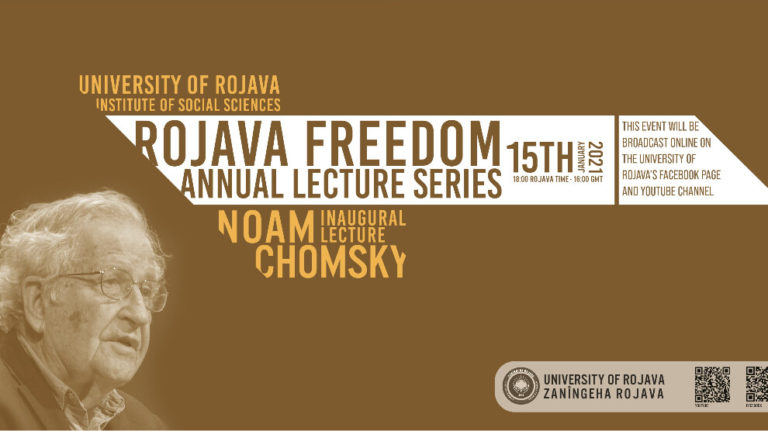 Noam Chomsky ouvrira la série de conférences à l’Université du Rojava