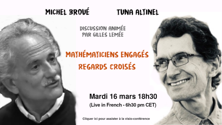 Visioconférence. Mathématiciens engagés, regards croisés