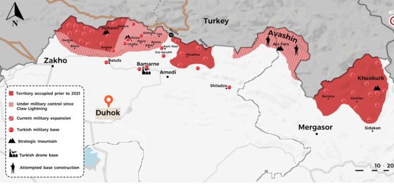 KURDISTAN DU SUD. 1 500 villageois kurdes déplacés par l’invasion turque