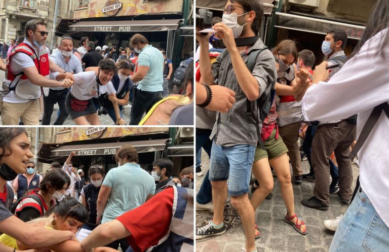 La marche des fiertés d’Istanbul: arrestation de plusieurs personnes, dont le photographe de l’AFP Bulent Kiliç