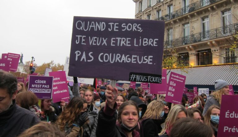 PARIS. Marche contre les violences faites aux femmes #25novembre2024