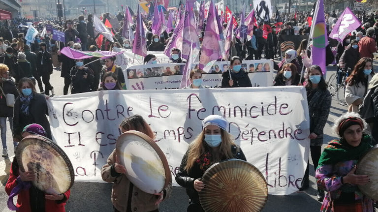 FRANCE. Les femmes kurdes mobilisées pour le 8 mars