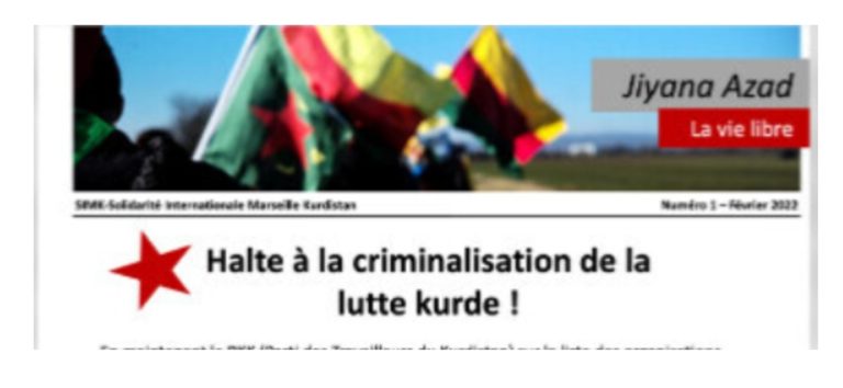 FRANCE. Parution du magazine « La Vie Libre » des jeunes Kurdes et internationalistes