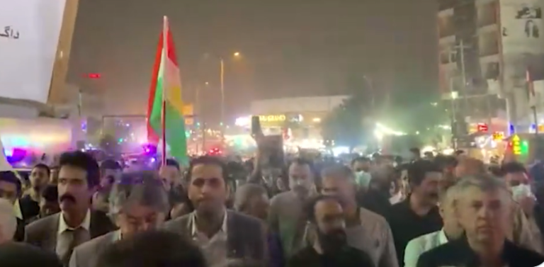 KURDISTAN. Manifestation à Silêmanî contre l’occupation turque