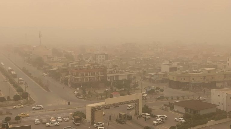 Le Kurdistan de nouveau paralysé par une tempête de sable