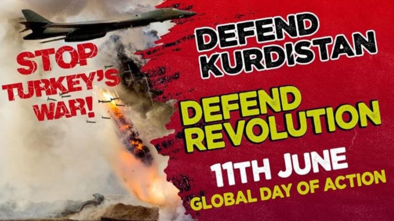 11 juin, journée mondiale d’actions pour défendre le Kurdistan et la Révolution du Rojava