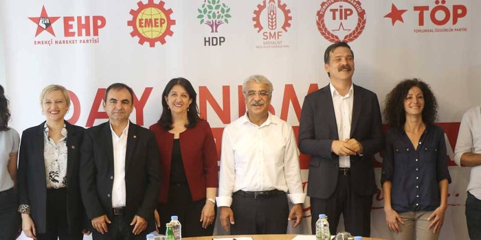 TURQUIE. Alliance entre le HDP et 5 formations de gauche en vue des élections générales turques