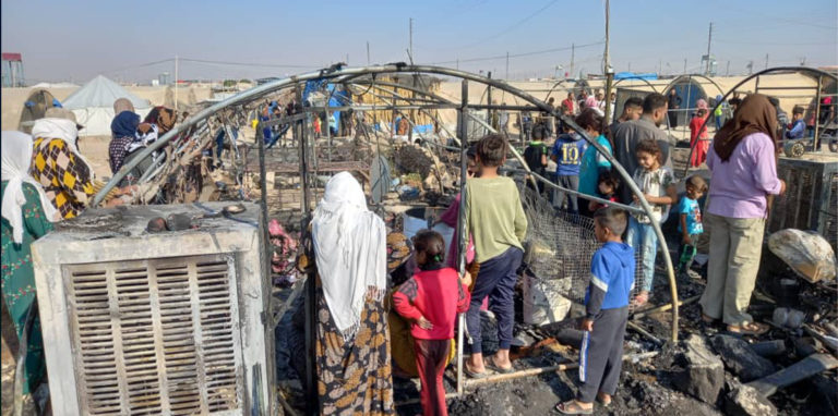 ROJAVA. 2 enfants morts lors d’un incendie dans un camp de réfugiés