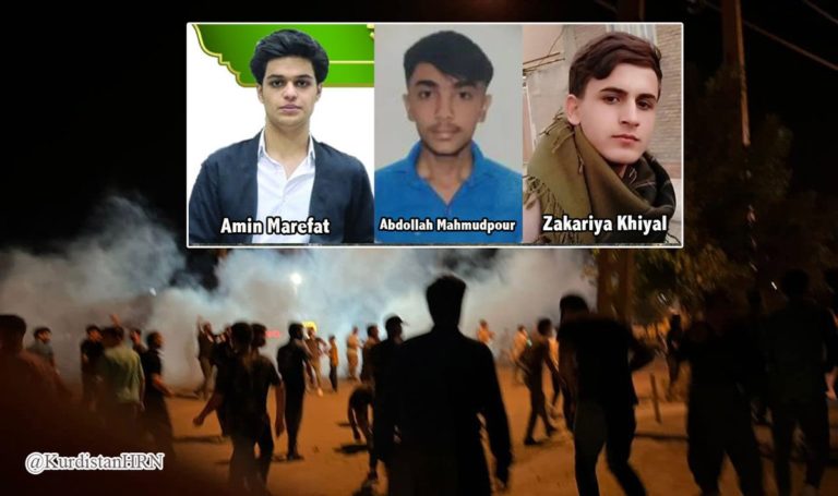 Manifestations #MahsaAmini en Iran: Les forces armées tuent cinq autres civils kurdes, dont un enfant
