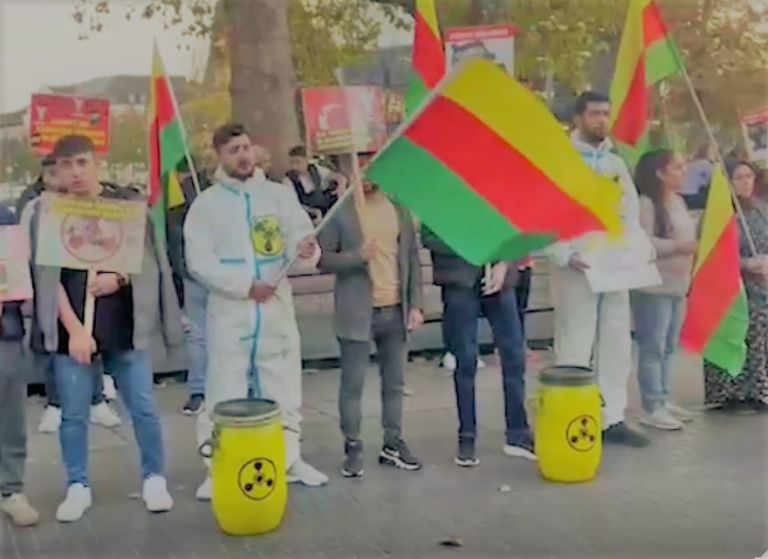 LORIENT. Manifestation contre l’utilisation d’armes chimiques au Kurdistan