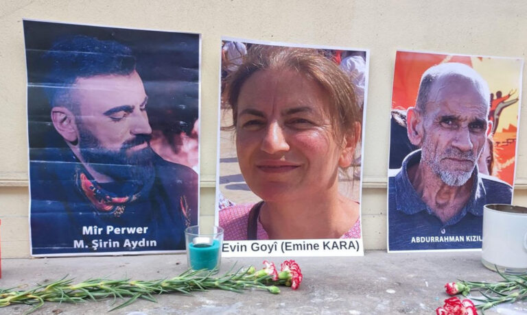 PARIS. Commémorations d&rsquo;Evîn Goyî, Mir Perwer et Abdurrahman Kızıl