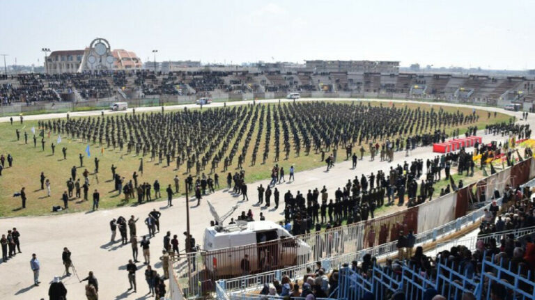 Adieux du Rojava aux 9 martyrs des unités anti-terroristes