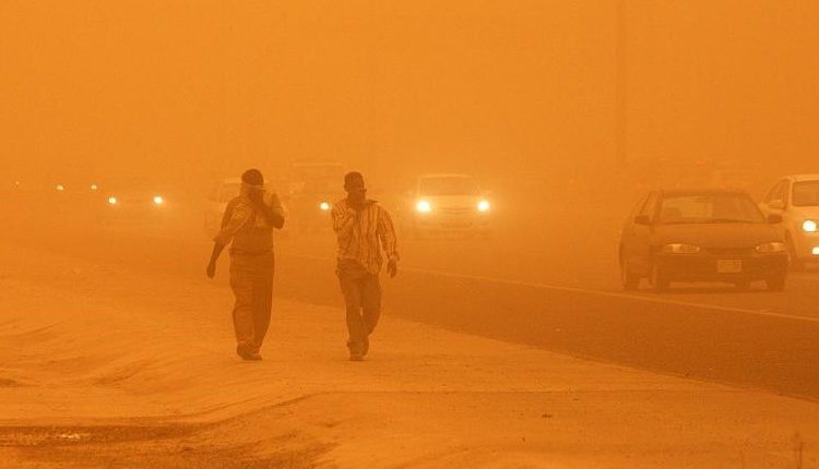 Tempête de sable au Kurdistan d’Irak