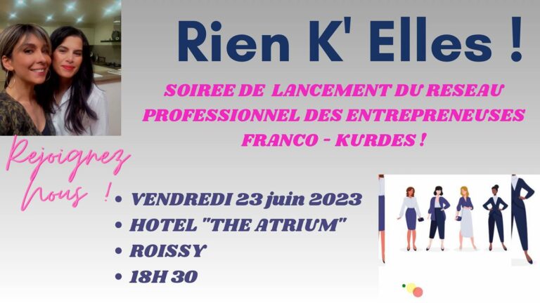 FRANCE. Lancement du réseau des entrepreneuses franco-kurdes