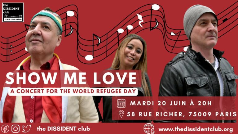 Le musicien kurde, Newroz Oremari et Ooberfuse en concert à Paris pour la Journée des refugiés