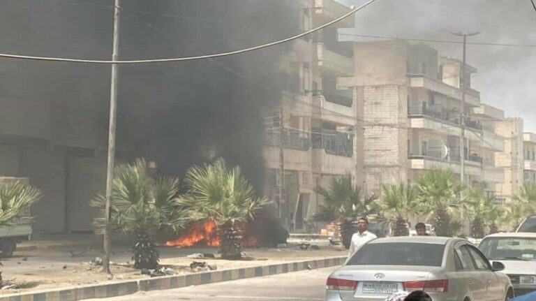 ROJAVA. Explosion ou attaque de drone à Manbij?