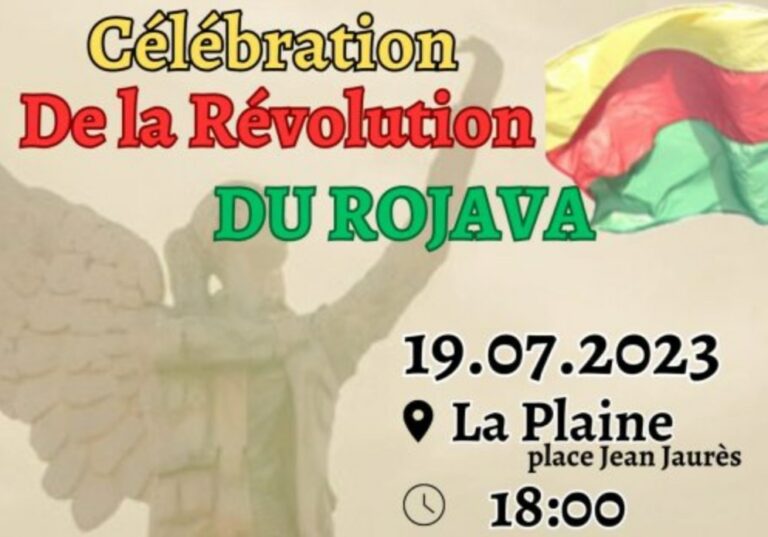 MARSEILLE. Les Kurdes célèbrent les onze ans de la Révolution du Rojava