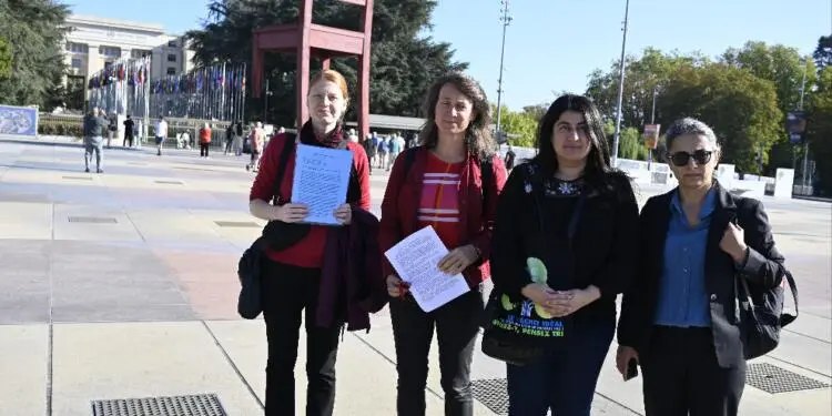 Des responsables d’associations de femmes kurdes à l’ONU pour Nagîhan Akarsel