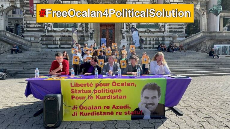 Mobilisation internationale pour « La liberté pour Öcalan, une solution politique à la question kurde »