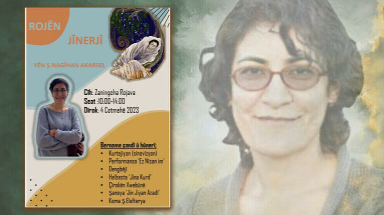 Les femmes du Rojava rendent hommage à Nagihan Akarsel