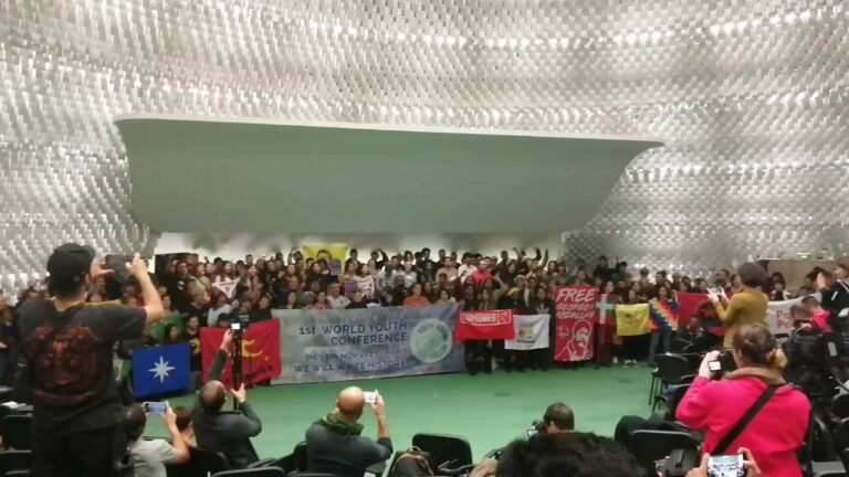 Déclaration finale de la Conférence Mondiale de la Jeunesse tenue à Paris
