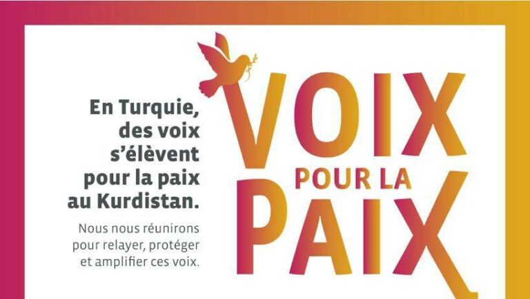 MARSEILLE. Rencontre: « Voix Pour la Paix au Kurdistan »