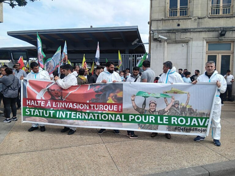 FRANCE. Les Kurdes manifestent contre l’utilisation d’armes chimiques par la Turquie au Kurdistan du Sud