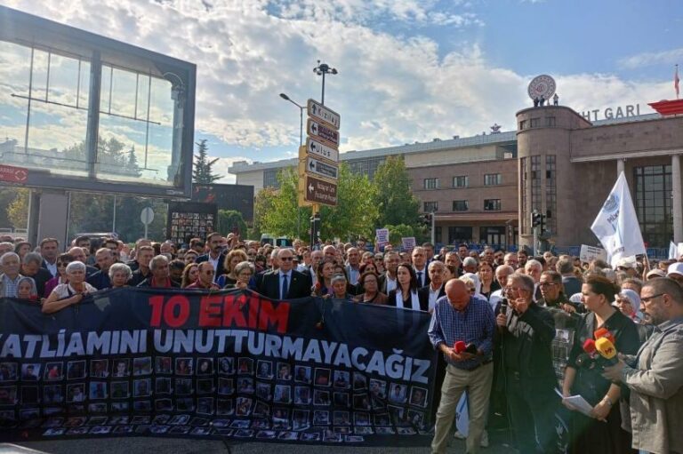 TURQUIE. Commémorations des victimes du massacre d’Ankara