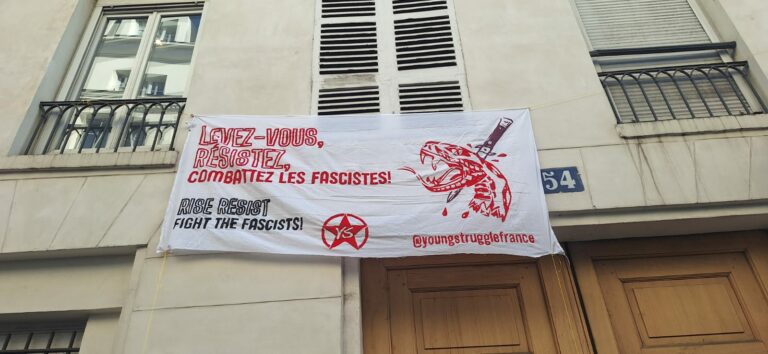 « Face au attaques fascistes : riposte et solidarité ! »