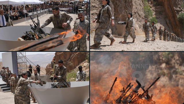 KURDISTAN. Des combattants kurdes déposent les armes
