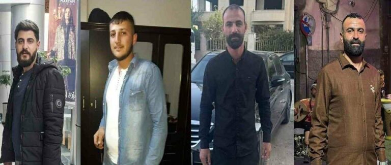 SYRIE. 4 civils kurdes kidnappés par les forces du régime à Damas