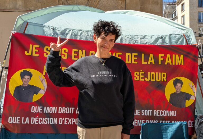PARIS. La journaliste révolutionnaire, Zehra Kurtay est en grève de la faim