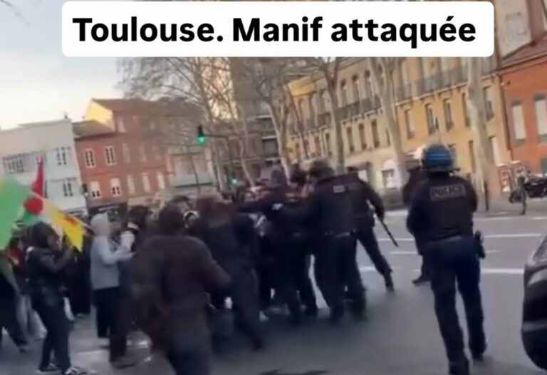 TOULOUSE. Les forces de l&rsquo;ordre attaquent une manifestation kurde